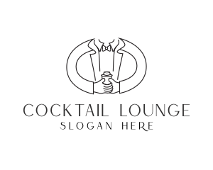 Cocktail Mixologist Bartender logo design