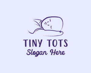 Infant - Sleeping Baby Infant logo design