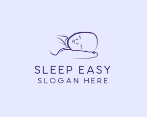 Sleeping Baby Infant logo design