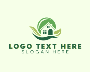 House - Leaf House Gardening logo design
