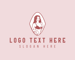 Lingerie - Cosmic Bikini Woman logo design