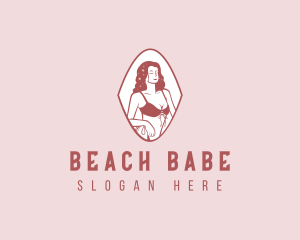Bikini - Cosmic Bikini Woman logo design