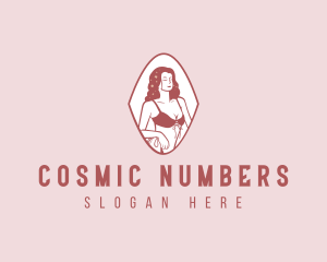 Cosmic Bikini Woman logo design