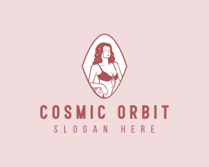 Cosmic Bikini Woman logo design