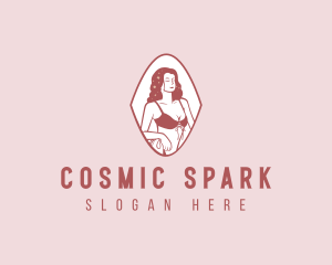 Cosmic Bikini Woman logo design