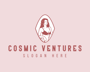 Cosmic Bikini Woman logo design