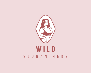 Sexy - Cosmic Bikini Woman logo design