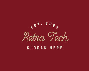 Retro Style Business logo design