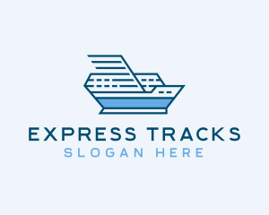 Express Ferry Cruise  logo design