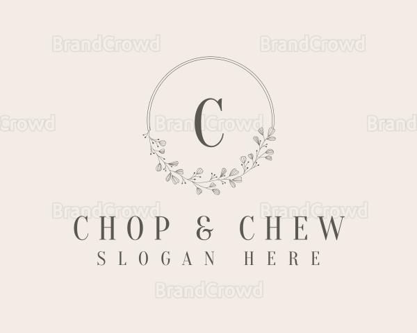 Premium Natural Wreath Logo