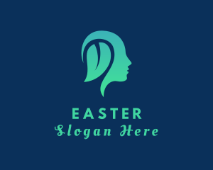 Vegan - Natural Human Mind logo design
