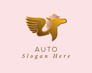 Jeweller - Elegant Golden Pegasus logo design