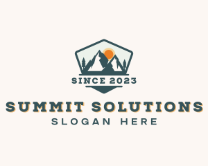 Outdoor Forest Mountain logo design