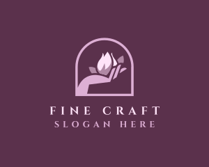 Flower Hand Spa logo design