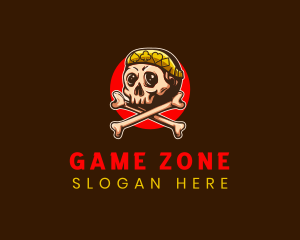 Gaming Skull Casino logo design