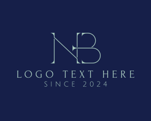 Letter Mt - Business Professional Letter NB logo design