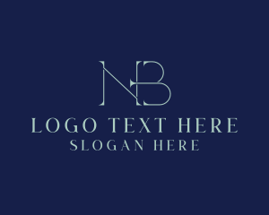 Investor - Business Professional Letter NB logo design