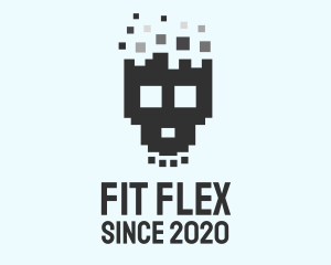 Skull - Pixel Skull Game logo design
