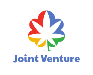 Joint - Cannabis Leaf Tree logo design