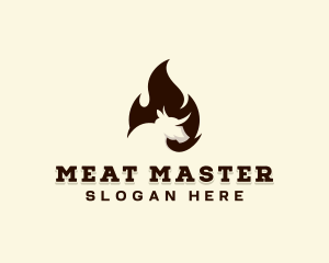 Fire Grill Steakhouse  logo design