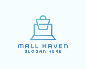 Laptop Bag Shopping  logo design