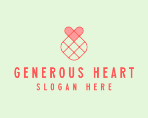 Beauty Minimalist Heart logo design