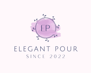 Watercolor Event Stylist logo design