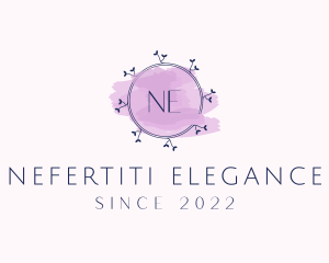 Watercolor Event Stylist logo design