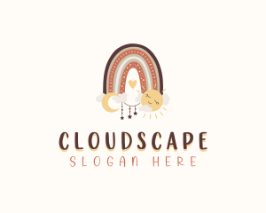 Clouds - Rainbow Kids Daycare logo design