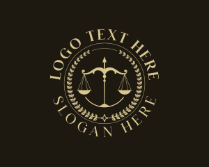 Courthouse - Justice Law Legal logo design