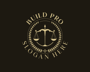 Scales Of Justice - Justice Law Legal logo design