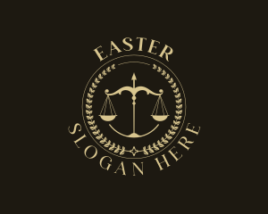 Justice Scale - Justice Law Legal logo design