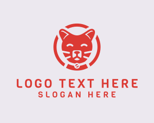 Pet Store - Happy Feline Cat logo design