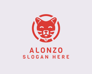 Happy Feline Cat logo design