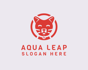 Happy Feline Cat logo design