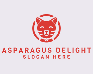 Happy Feline Cat logo design