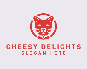 Happy Feline Cat logo design