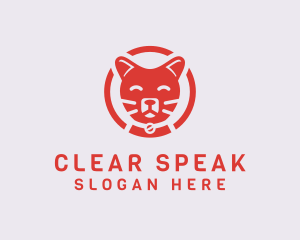 Happy Feline Cat logo design