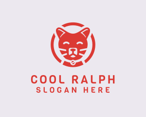 Happy Feline Cat logo design