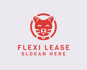 Happy Feline Cat logo design