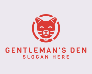 Happy Feline Cat logo design