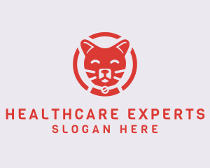 Happy Feline Cat logo design