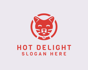 Happy Feline Cat logo design