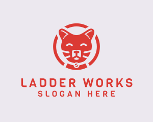 Happy Feline Cat logo design