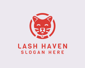 Happy Feline Cat logo design