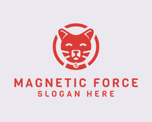 Happy Feline Cat logo design