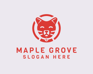 Happy Feline Cat logo design