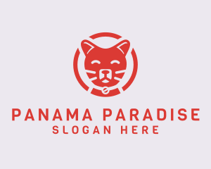 Happy Feline Cat logo design