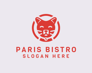 Happy Feline Cat logo design