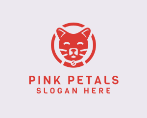 Happy Feline Cat logo design